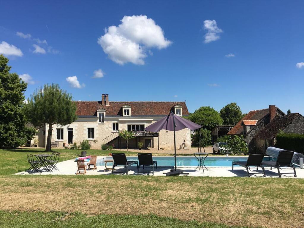 Villa Le pressoir de la Métairie Francueil Exterior foto